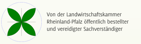 Von der Landwirtschaftskammer Rheinland-Pfalz öffentlich bestellter und vereidigter Sachverständigter Martin Pfeiffer